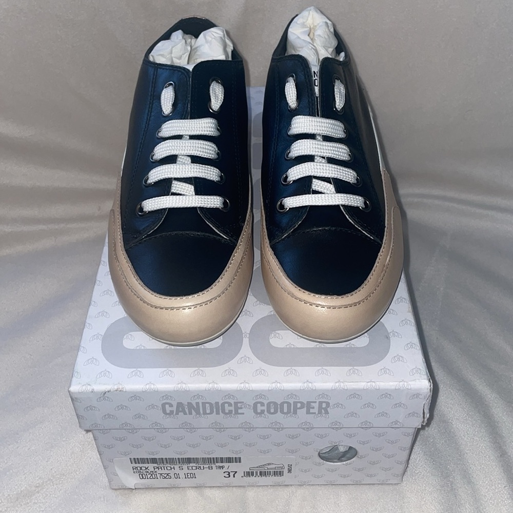 NWT Candice Cooper ROCK PATCH S - Leather sneakers - Black - Picture 8 of 15